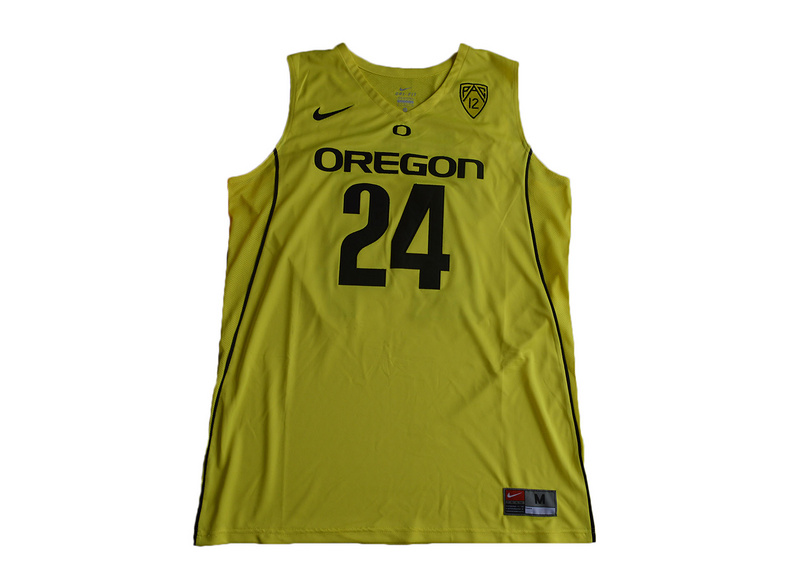 2017 Oregon Ducks Dillon Brooks 24 College Basketball Jersey - Yellow